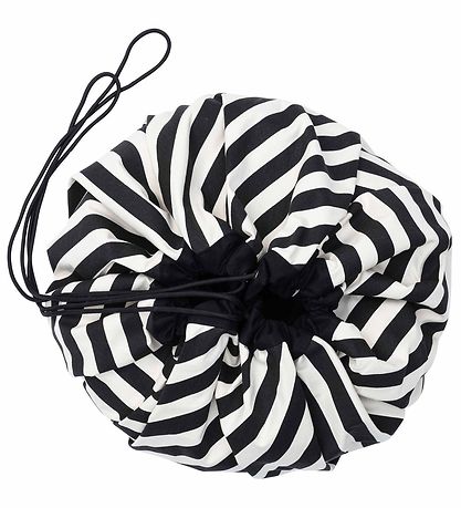 Play&Go Toy Storage Bag - Ø140 cm - Stripes Black