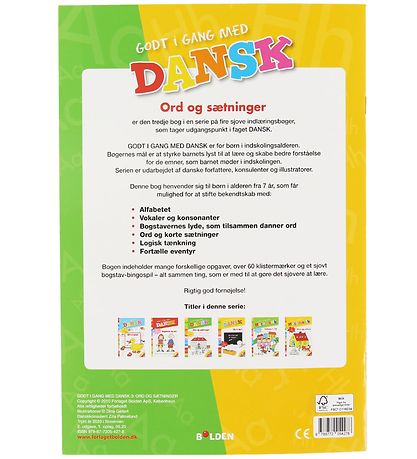 Forlaget Bolden Activity Book - Godt I Gang Med Dansk - Ord Og S