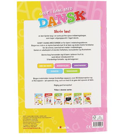 Forlaget Bolden Activity Book - Godt I Gang Med Dansk - Skriv Lø Forlaget Bolden Activity Book - Godt I Gang Med Dansk - Skriv Lø