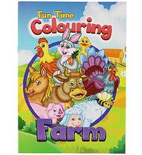 Malbuch - Fun Time Coloring Farm - 16 Seiten Malbuch - Fun Time Coloring Farm - 16 Seiten