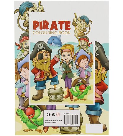Kleurboek - Piratenkleurboek - 16 pagina's