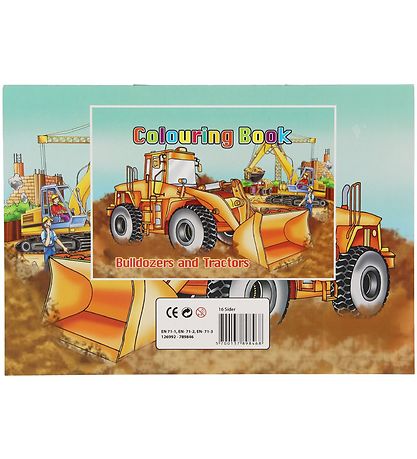Colouring Book - Bulldozers & Tractors Colouring Book - 16 Pages Colouring Book - Bulldozers & Tractors Colouring Book - 16 Pages