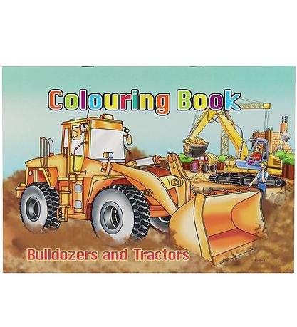 Colouring Book - Bulldozers & Tractors Colouring Book - 16 Pages Colouring Book - Bulldozers & Tractors Colouring Book - 16 Pages