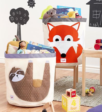 3 Sprouts Storage Bin - 44,5x43 - Sloth 3 Sprouts Storage Bin - 44,5x43 - Sloth