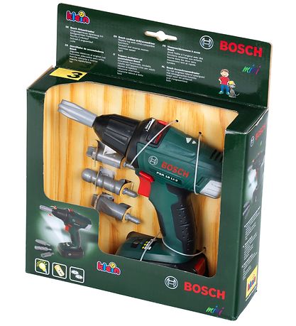 Bosch Mini Akkuschrauber m. Licht/Ton - Spielzeug - Grün