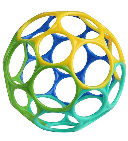 Oball Classic Ball - 8 cm - Blue/Turquoise/Yellow/Green Oball Classic Ball - 8 cm - Blue/Turquoise/Yellow/Green
