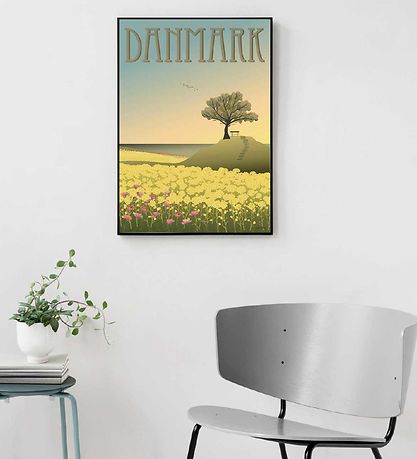 Vissevasse Poster - 30x40 - Denmark - The rape fields Vissevasse Poster - 30x40 - Denmark - The rape fields