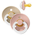 BIBS Colour Gloeiende spenen - Maat 1 - 2-pack - Rond - Blush/Va
