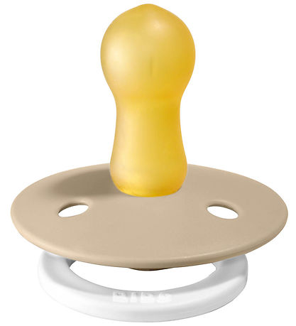 BIBS Colour Glowing Pacifiers - Size 1 - 2-Pack - Round - Blush/ BIBS Colour Glowing Pacifiers - Size 1 - 2-Pack - Round - Blush/