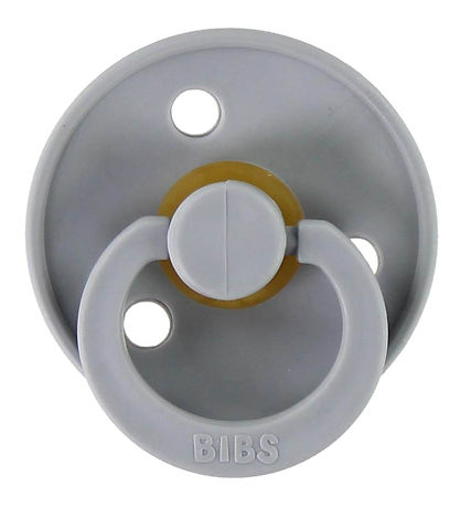 BIBS Colour Pacifiers - Size 3 - 2-Pack - Round - Cloud/Black BIBS Colour Pacifiers - Size 3 - 2-Pack - Round - Cloud/Black