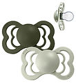 BIBS Supreme+ Pacifiers - Size 2 - 2-Pack - Symmetrical - Sage/H