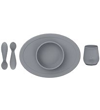 EzPz Dinner Set - Silicone - 4 Parts - Grey EzPz Dinner Set - Silicone - 4 Parts - Grey