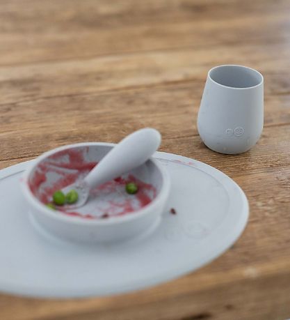 EzPz Dinner Set - Silicone - 4 Parts - Grey EzPz Dinner Set - Silicone - 4 Parts - Grey