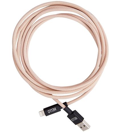 Câble de charge Design Letters - iPhone - USB-A/Lightning - Rose