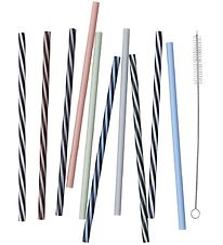 Design Letters Straws - 10 pcs - Multicoloured