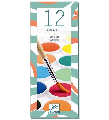 Djeco Watercolours - 12 Colours Djeco Watercolours - 12 Colours