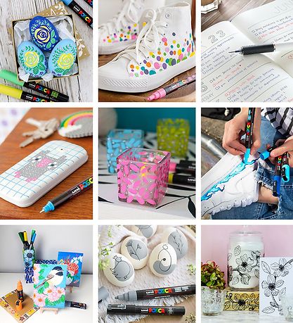 Posca Marker - PC-3ML - Red w. Glitter Posca Marker - PC-3ML - Red w. Glitter