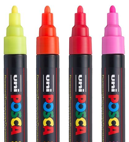 Posca Tuschpennor - PC-5M - 4 st. - Neon