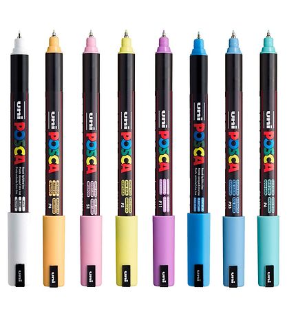 Posca Markers - PC-1MR - 8 pcs - Muted Colours