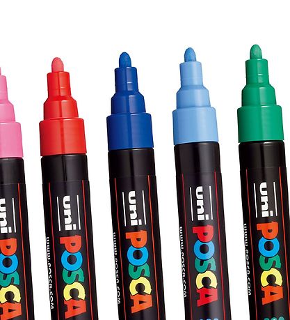 Posca Markers - PC-5M - 8 pcs - Multicolour Posca Markers - PC-5M - 8 pcs - Multicolour