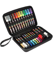 Marqueurs Magiques av. Valise en Carton Posca - 24 pces - Multic Marqueurs Magiques av. Valise en Carton Posca - 24 pces - Multic