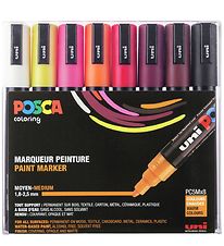 Marqueurs Magiques Posca - PC-5M - 8 pces - Chauffage Couleurs Marqueurs Magiques Posca - PC-5M - 8 pces - Chauffage Couleurs