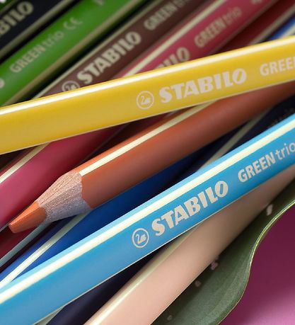 Stabilo Färgpennor - GreenTrio Thick - 12 st. - Flerfärgad
