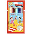 Crayons de couleur Stabilo - Trio Thick - 12 pces - Multicolore Crayons de couleur Stabilo - Trio Thick - 12 pces - Multicolore