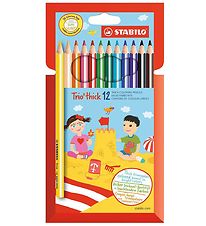 Crayons de couleur Stabilo - Trio Thick - 12 pces - Multicolore Crayons de couleur Stabilo - Trio Thick - 12 pces - Multicolore