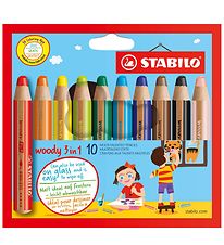 Crayons de couleur Stabilo - Boisé 3-in-1 - 10 pces - Multicolor Crayons de couleur Stabilo - Boisé 3-in-1 - 10 pces - Multicolor
