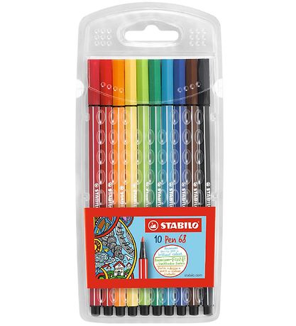 Stabilo Markers - Pen 68 - 10 pcs. - Multicolour Stabilo Markers - Pen 68 - 10 pcs. - Multicolour