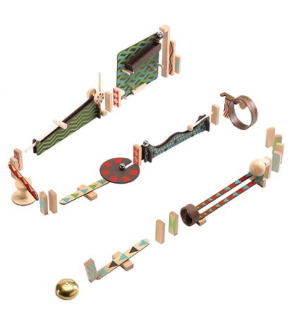 Djeco Kúlubraut - 48 Partar - Zig & Go - Viður Djeco Kúlubraut - 48 Partar - Zig & Go - Viður