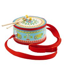 Djeco Drum - Wood - Multicolour Djeco Drum - Wood - Multicolour