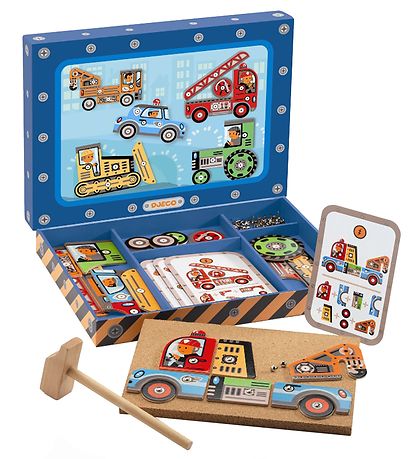 Djeco Hammer and Nails - Vehicles Djeco Hammer and Nails - Vehicles