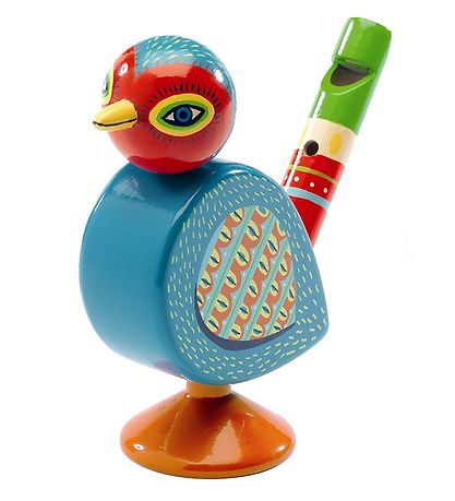 Djeco Fløyte - 11 cm - Tre - Fugl