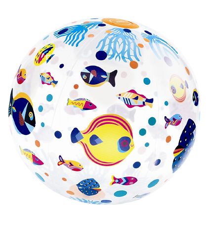 Djeco Beach Ball - 35 cm - Fishes Djeco Beach Ball - 35 cm - Fishes