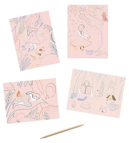 Djeco Scratch Boards - The Picnic Djeco Scratch Boards - The Picnic