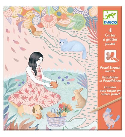 Djeco Scratch Boards - The Picnic Djeco Scratch Boards - The Picnic