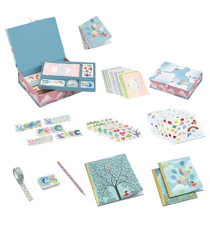 Djeco Briefpapier - 34 Teile - Charlotte Djeco Briefpapier - 34 Teile - Charlotte