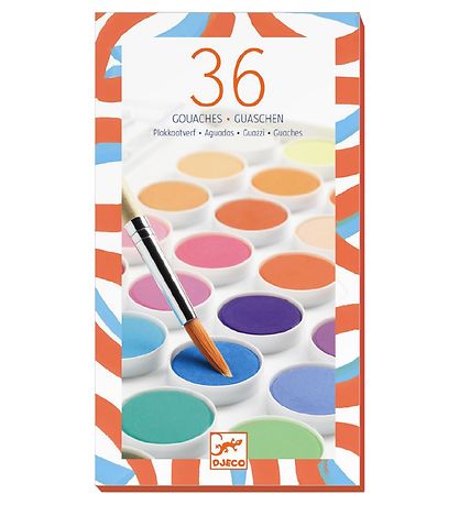 Djeco Watercolours - 36 Colours Djeco Watercolours - 36 Colours