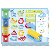 Djeco Play Dough - Starter Kit - 21 Parts - Classic Djeco Play Dough - Starter Kit - 21 Parts - Classic
