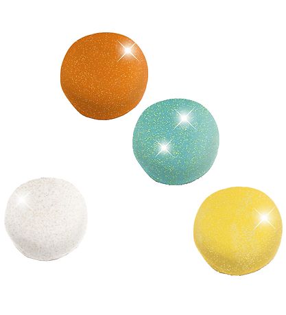 Djeco Play Dough - 4 pcs. - Multicolour w. Glitter