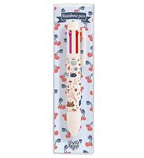 Stylo à bille Djeco - Rainbow Pen - 6 Couleurs - Lucille Michiel Stylo à bille Djeco - Rainbow Pen - 6 Couleurs - Lucille Michiel