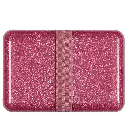 A Little Lovely Company Lunchbox - Pink Glitter A Little Lovely Company Lunchbox - Pink Glitter