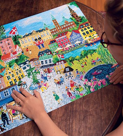 Eeboo Puzzle Game - 1000 Pieces - Copenhagen Eeboo Puzzle Game - 1000 Pieces - Copenhagen