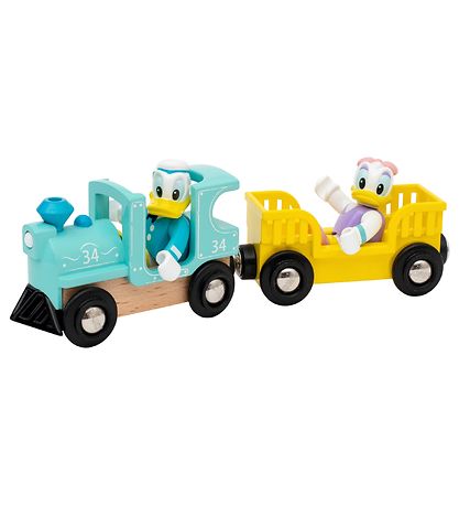 BRIO Train w. Anders & Andersine - Blue/Yellow 32260 BRIO Train w. Anders & Andersine - Blue/Yellow 32260