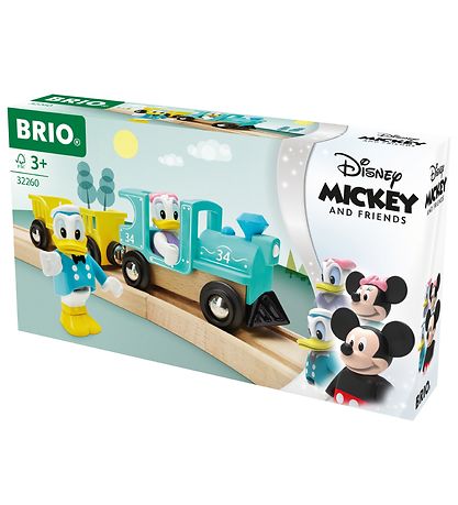 BRIO Train w. Anders & Andersine - Blue/Yellow 32260 BRIO Train w. Anders & Andersine - Blue/Yellow 32260