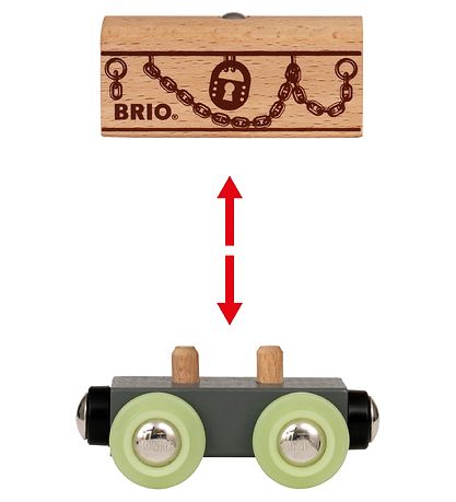 BRIO World Ghost Train - Glow-In-The-Dark 33986