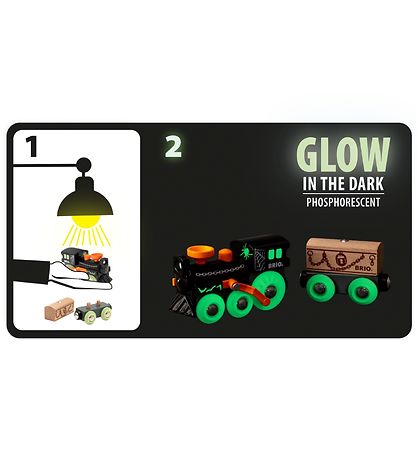 BRIO World Ghost Train - Glow-In-The-Dark 33986