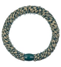 Kknekki Hair Tie - Petrol w. Velvet/Glitter